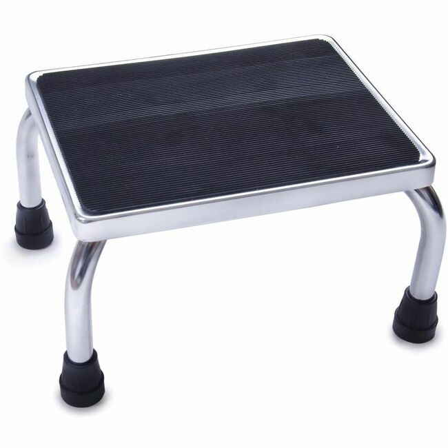 Medline Industries Footstool Chrome 350LB CAP MIIMDS80430I