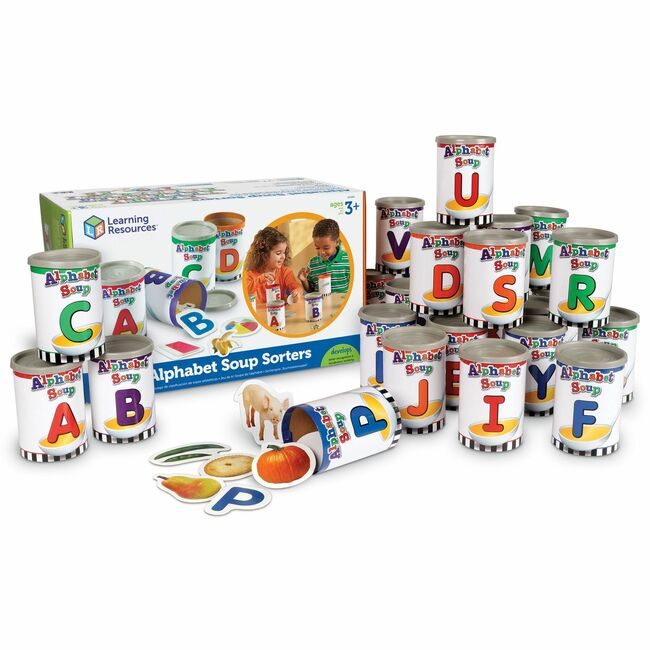 Learning Resources Sorters Alphabet Soup 209PC LRNLER6801