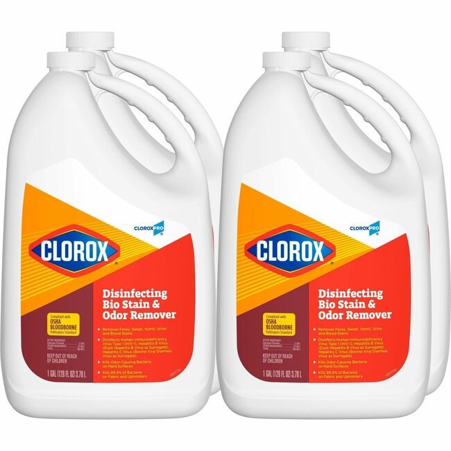 CloroxPro / Clorox The Clorox Company CloroxPro / Disinfectant Rmvr Stn/Odr 4 CLO31910CT