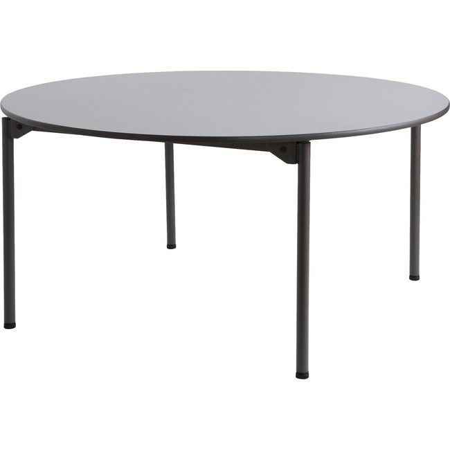 Iceberg Enterprises Table Flding Wood 60 Rnd Gray ICE65867
