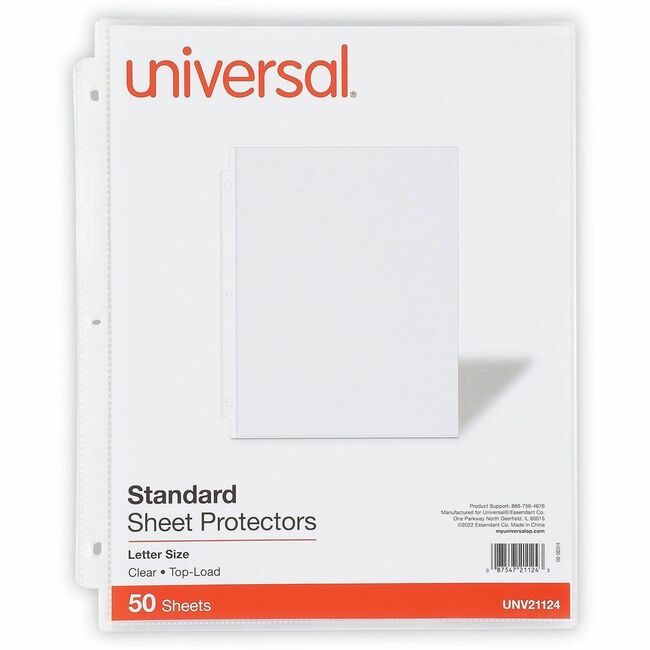 Universal Office Products Protector Sht Stdwt Cr UNV21124