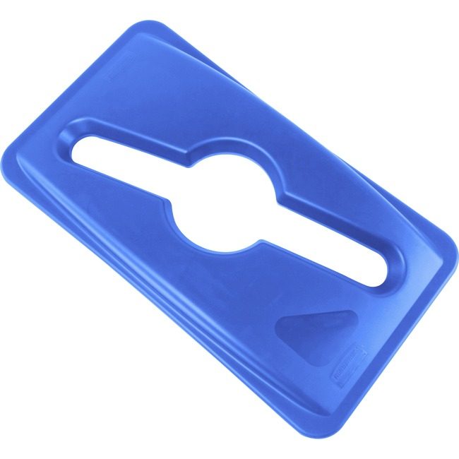 Rubbermaid Commercial Products Top Slim Jim Recycling Blue RCP1788372CT