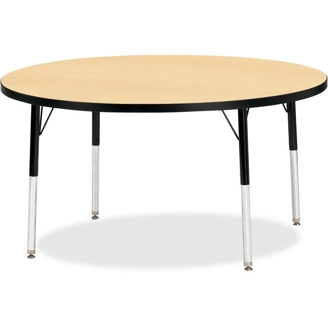 Jonti-Craft, Inc. Table Activity 48"RND Mp/Bk JNT6433JCA011