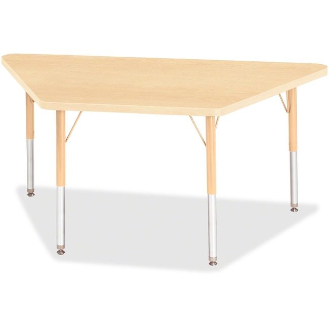 Jonti-Craft, Inc. Table Trapezoid 24X48 Maple JNT6438JCE251