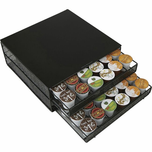 Mind Reader Products Drawer Strg Kcup 72 Black EMSDBMTRAY-BLK
