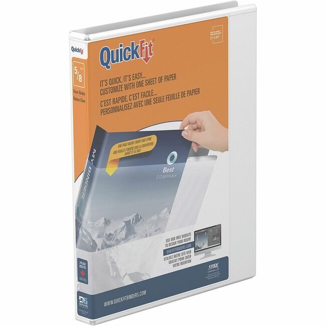 Stride, Inc. Binder Quickfit 0.5" We STW870000