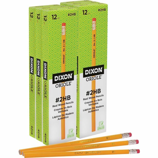 Dixon / Ticonderoga Dixon Ticonderoga Company / Pencil Oriole #2HB Yw 12 Count DIX12872PK