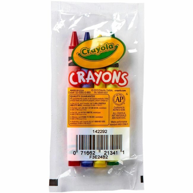 Crayola LLC Crayons Cello Pack 4 Count CYO520083