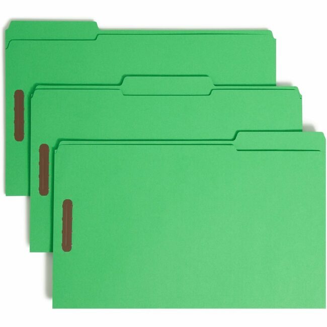 Smead Manufacturing Co. Folder File Fastener Legal Green SMD17140