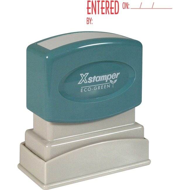 Shachihata / Xstamper Stamp Preink Entrd On/By Red XST1822
