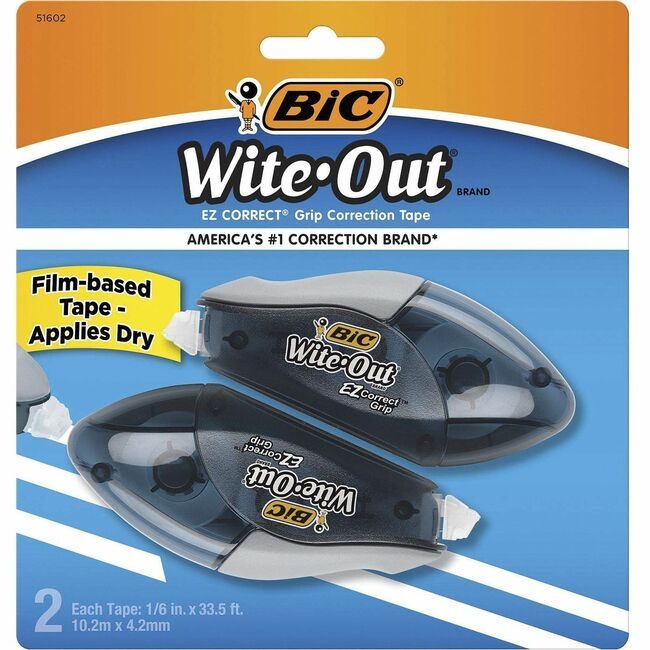 BIC Corporation Tape Correction Ezgrip 2PC BICWOECGP21