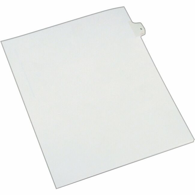 Avery Products Corporation Index Legal Sdtab 5 AVE82203