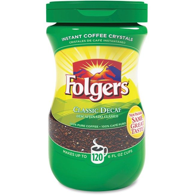 The J.M. Smucker Company Folgers Coffee Instant Decaf 8OZ FOL20630