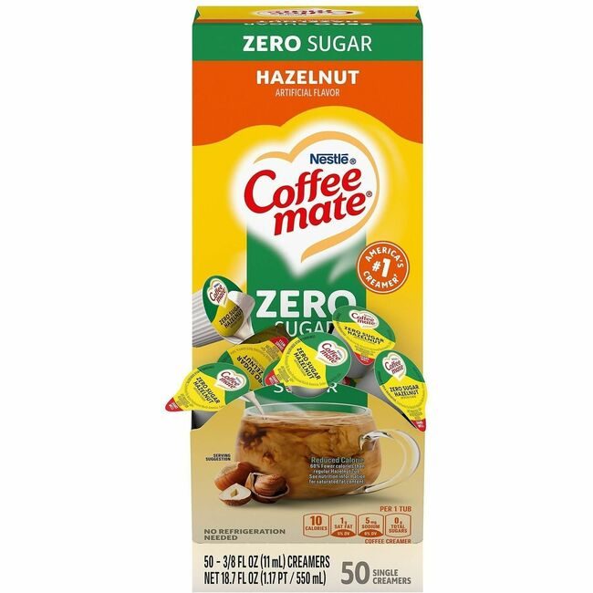 Nestlé Coffee mate Creamer Sfhazelnut 50 Count NES98468CT