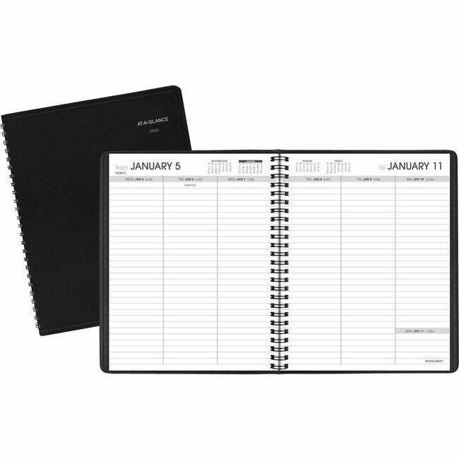 ACCO Brands AT-A-GLANCE Planner Weekly Black AAG70-855-05