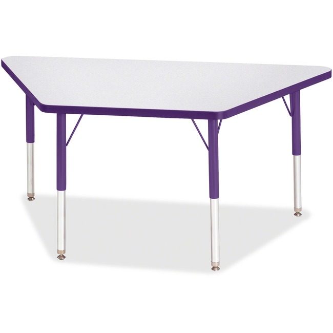 Jonti-Craft, Inc. Table Trapezoid 24X48 Gy/Pe JNT6438JCE004
