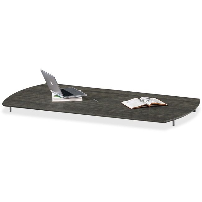 Safco Products Mayline Top Desk Curved 72" MLNMNDT72LGS