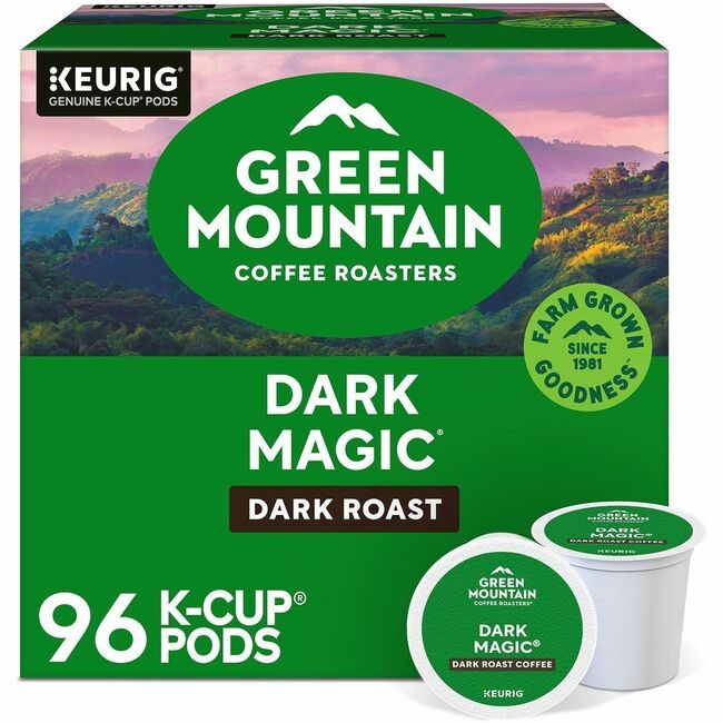 Keurig Dr Pepper / Green Mountain Coffee Roasters Kcup Darkmagic Xbold 24BX GMT4061CT