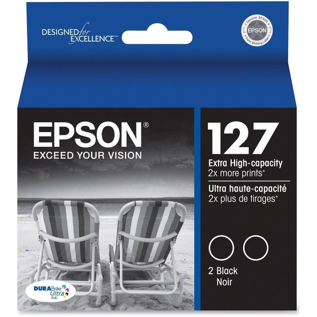 Epson America Crtdg Ink Xtra Hc Dual Black EPST127120D2