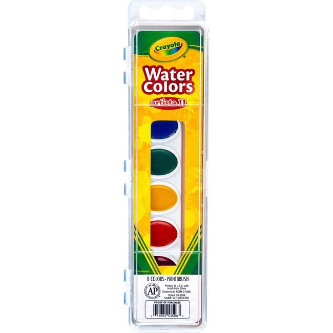 Crayola LLC Paint Wtrclr 8ST Oval Assorted CYO531508