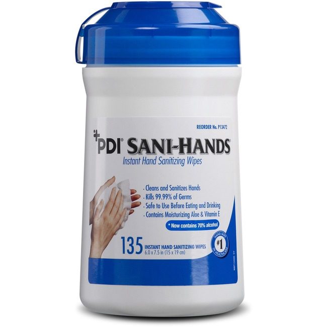 PDI Healthcare Wipe Hand Sani-Hands PDIP13472CT
