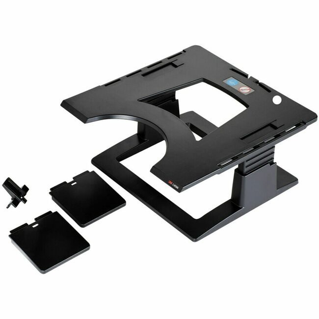 3M Company Riser Notebook Ergonomic Black MMMLX500