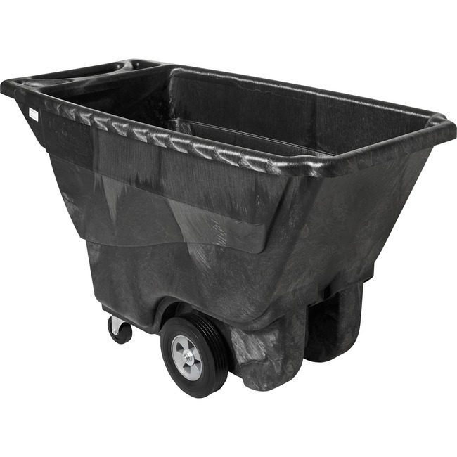 Rubbermaid Commercial Products Cart Tilt Standard .5YD3/850 Black RCP9T14BLA