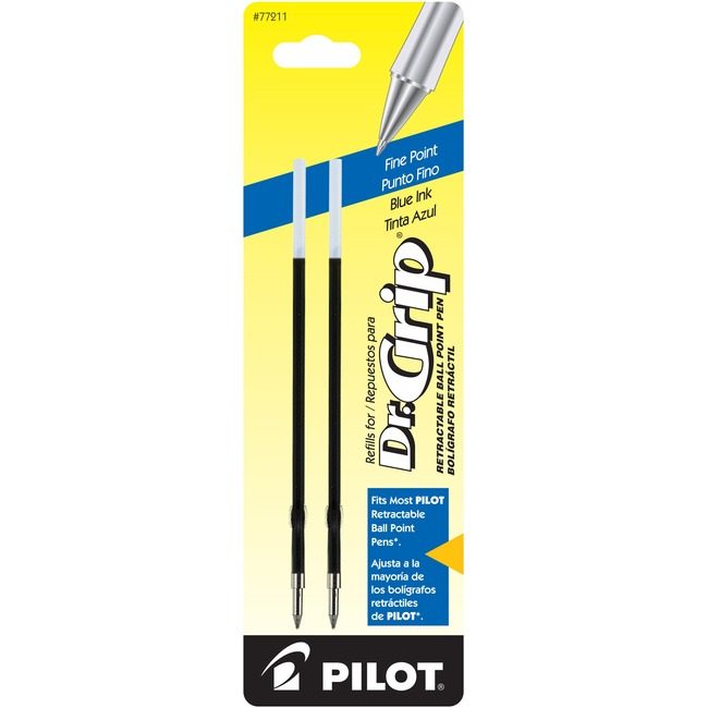 Pilot Corporation of America Refill Gel Rt Fine Be 2 Pack PIL77211
