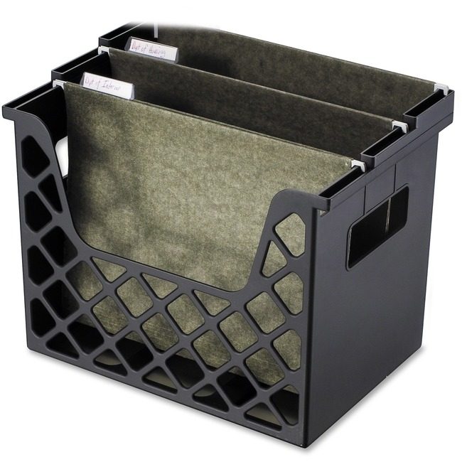 Officemate Organizer File Black Rcycl OIC26162