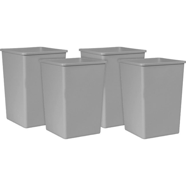 Rubbermaid Commercial Products Container Square 35G/132L RCP3958GYCT