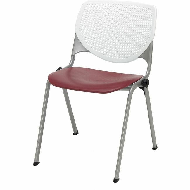 KFI Seating Chair Kool Stack White Brg KFI2300BKB08S07