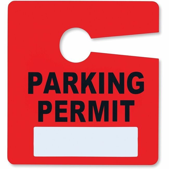 Tatco Permit Prkng Plastic Hngng We TCO68102