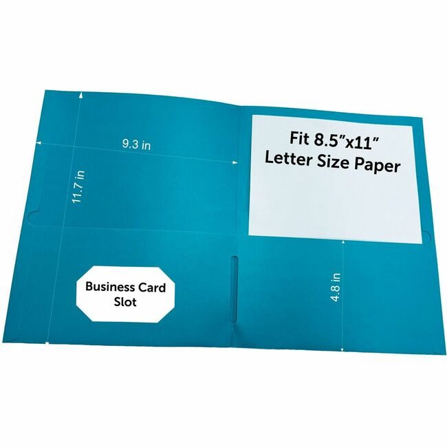 Business Source Portfolio Dbpkt 8.5X11.5 Te BSN78555