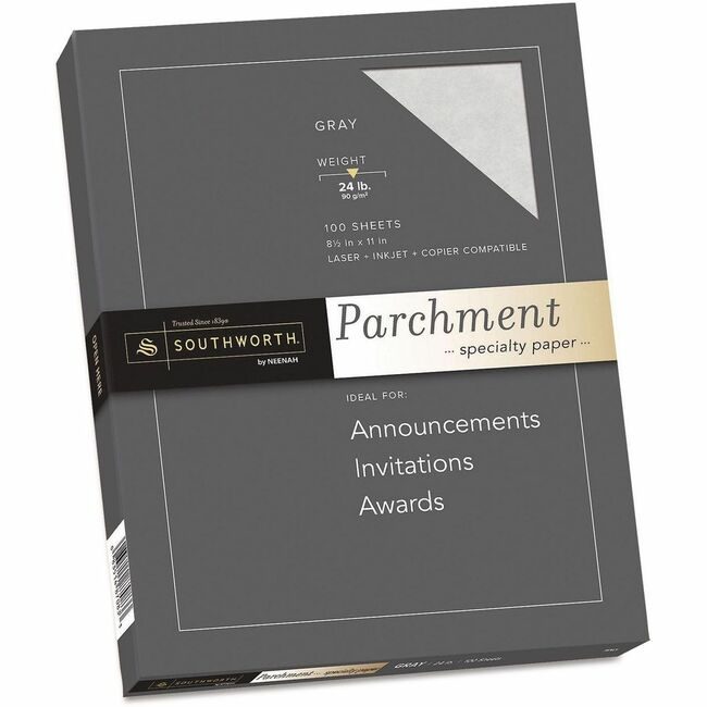 Southworth Paper PARCHMENT24# Gray SOUP974CK336