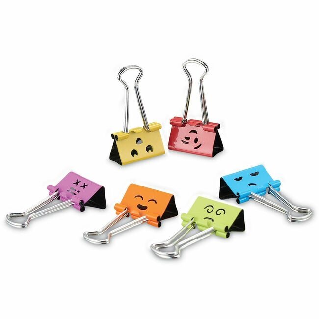 Universal Office Products Clip Emoji 42/TUB Assorted UNV31031