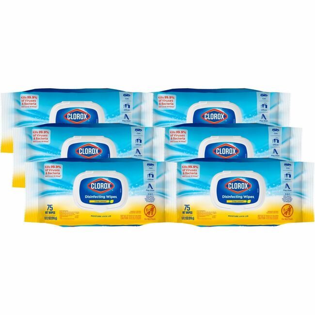 CloroxPro / Clorox The Clorox Company CloroxPro / Wipes Dsnfc Flxpk Crlmn CLO31404CT