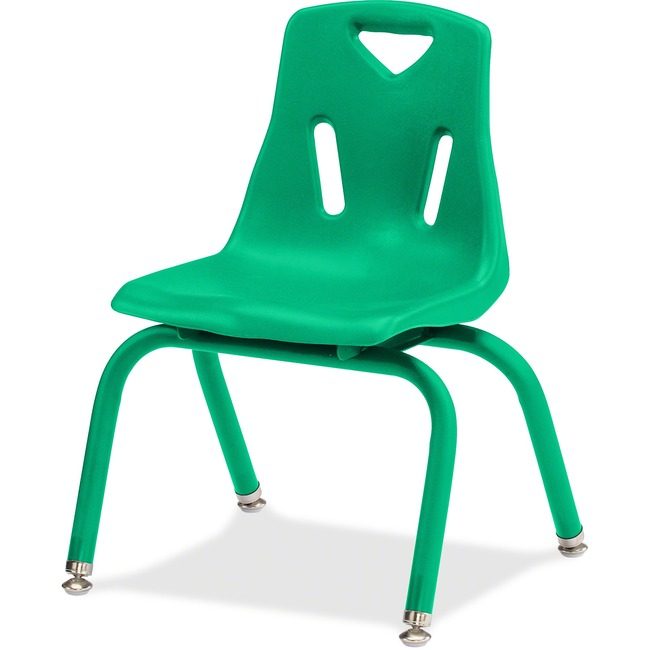 Jonti-Craft, Inc. Chair Stack Powder 16"H Green JNT8126JC1119