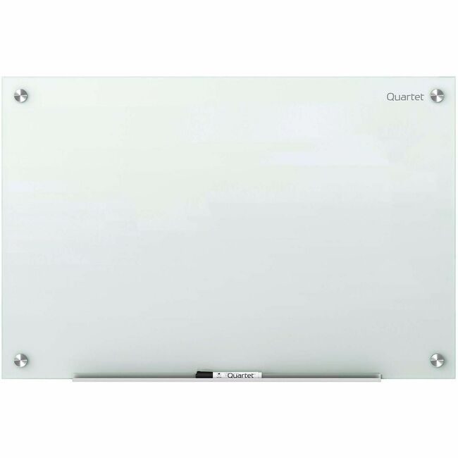 ACCO Brands Quartet Board 4 X 3 Glass Marker White QRTG4836W