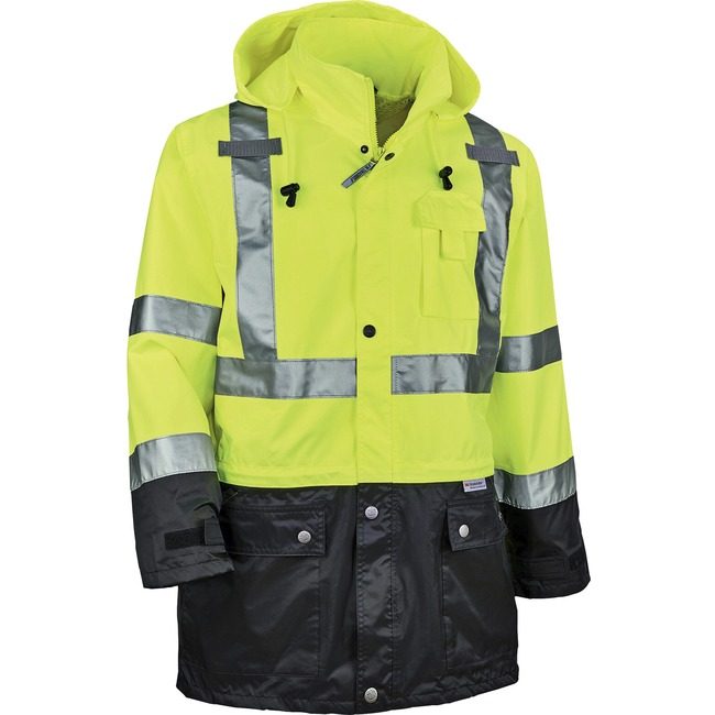 Ergodyne Rain Jacket 3X Lime EGO25327