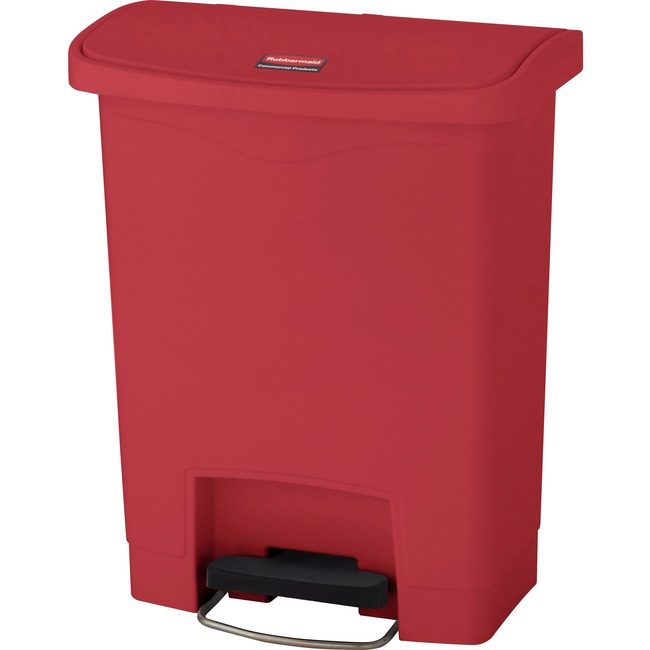 Rubbermaid Commercial Products Container Slmjm Step 8GL Red RCP1883564