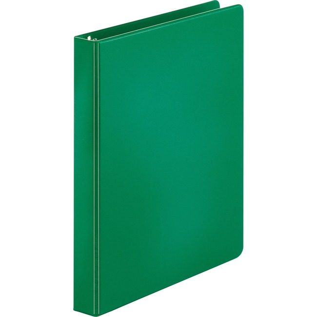 Business Source Binder Economy Rnd 1" Green BSN28556