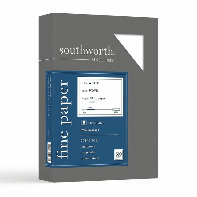 Southworth Paper 100% COTTON 20# We SOU13C