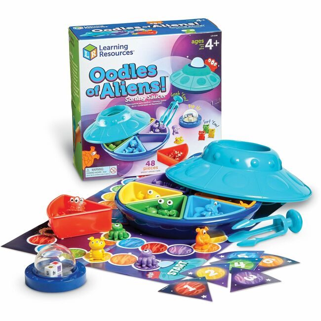 Learning Resources Set Sorting Saucer Snap-N-Lear LRNLER5546
