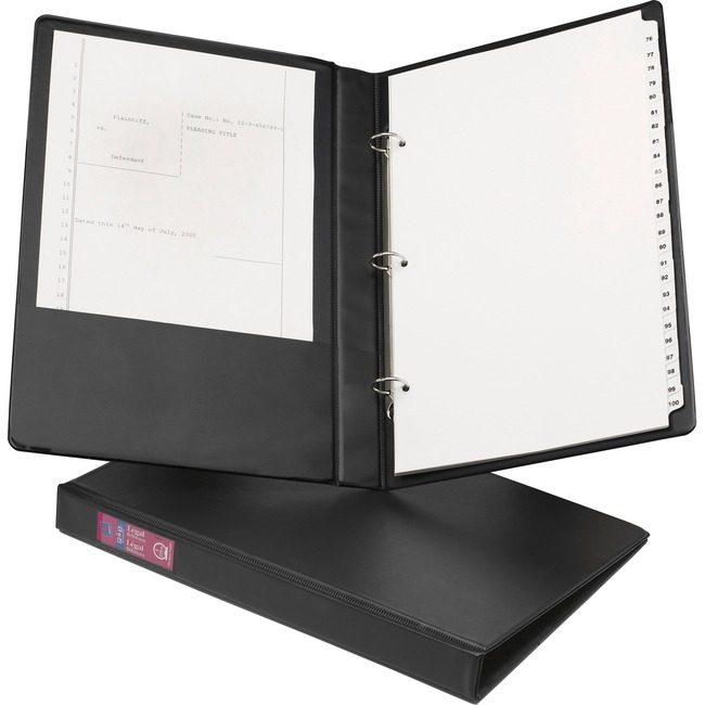 Avery Products Corporation Binder Legal 3-RING 1" Black AVE06400