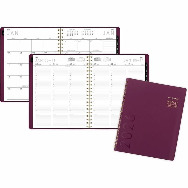 ACCO Brands AT-A-GLANCE Planner Contempo Wm Large Chry AAG70940X14