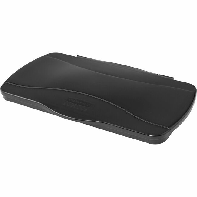 Rubbermaid Commercial Products Lid Wastecan Hinged Slimjim RCP267400BK