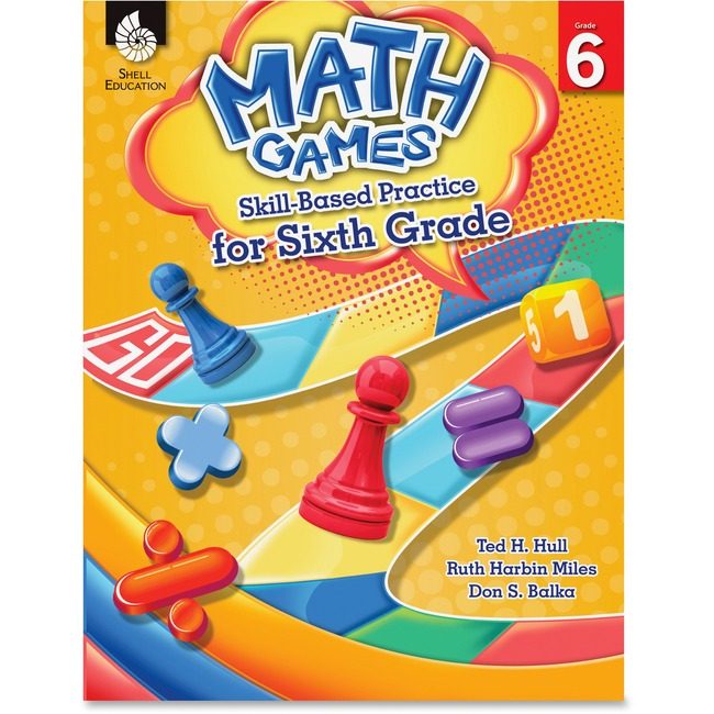 Teacher Created Materials / Shell Education Book Math Games GRADE 6 SHL51293