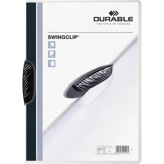 DURABLE Cover Report Swingclip Black DBL2263-01