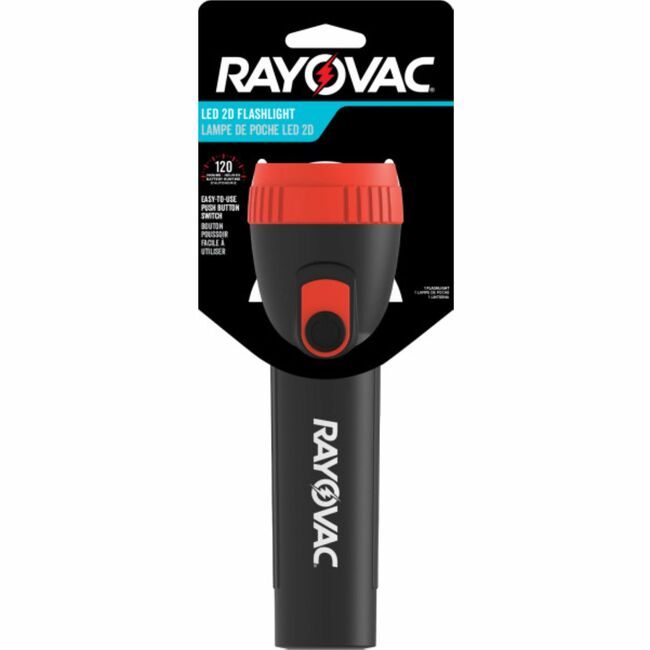 Energizer Holdings Rayovac Flashlight Led 2D Black RAYROVLC1L2D1