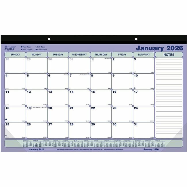 Dominion Blueline, Inc. Schneider Vizz Deskpad Monthly REDC181700